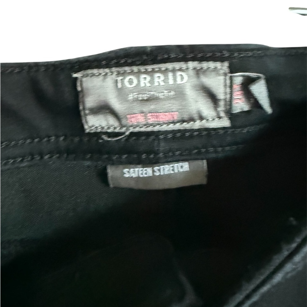 Torrid Black Sateen Stretch Jeans - Picture 3 of 4